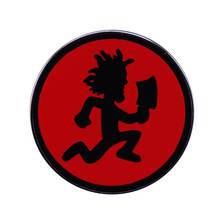 Hip Hop Music Hatchet Man Red Circle Enamel Pin ICP Insane Clown Posse Band Brooch 2024 - buy cheap