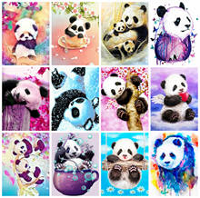 Evershine Diamond Painting Animal 5D DIY Diamond Embroidery Panda Full Square Rhinestones Mosaic Crafts Kit Home Decoration 2024 - buy cheap