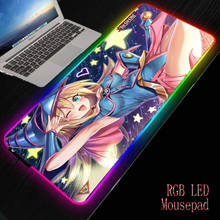 XGZ Sexy Anime Girl  RGB LED Illumination Large Thicken Mouse Pad Gamer Mause Carpet 900x400 /300X800MM Desk Mat for CS Dota 2 2024 - buy cheap