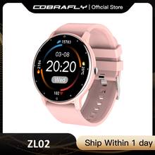 COBRAFLY ZL02 Round Screen Men Women Smart Watch Long Standby IP67 Waterproof Heart Rate Monitoring Sports Fitness Weather Forec 2024 - buy cheap