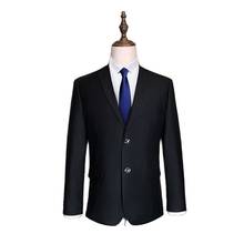 Cor pura masculino terno formal jaqueta ásia tamanho 9xl casamento banquete vestido casacos azul preto lazer topos 2024 - compre barato