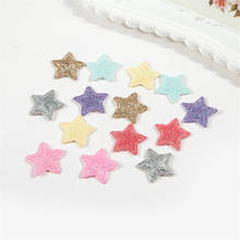 50PCS/Pack Star Shape Clothing Decoration Supplies Children Handmade DIY Craft Material Hair Accessories Cloth Patch 2.6CM 2024 - buy cheap