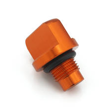 SMOK CNC Aluminum Alloy Engine Magnetic Oil Drain Plug Cap Cover Screws For KTM DUKE 125 200 390 RC 125 200 390 2024 - buy cheap