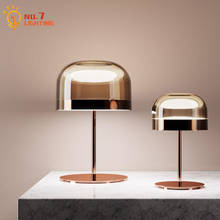 Designer Post-modern Rose Gold Glass Equator Table Lamp Creative Led Desk Lights Art Decor Home Bedroom Bedside Living Room Bar 2024 - buy cheap