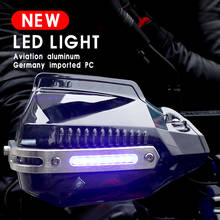 Motorcycle Handguard Hand Guard with LED For honda hornet cb600 yamaha blaster honda sh 125 honda x adv 750 kawasaki zx9r 2024 - buy cheap