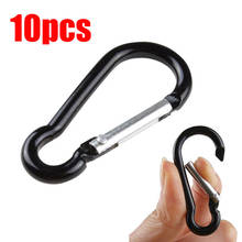 30# 1pcs/5pcs /10pcs Aluminum Snap Hook Carabiner D-ring Key Chain Clip Keychain Hiking Camp Chain Clip Keychain Hiking Camp 2024 - buy cheap