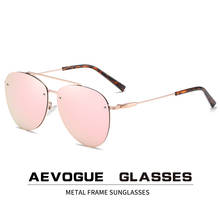 AEVOGUE New Pilot Sunglasses Men Women Two Beams Polarized Ocean lens Unisex Fashion Driving Sun Glasses UV400 AE0768 2024 - buy cheap