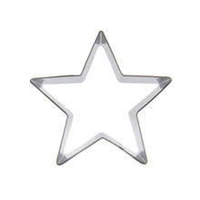 Moldes grandes con forma de estrella de cinco puntas, moldes para hornear galletas, Mousse, decoración de pasteles, cortadores de Fondant, herramientas de impresión de galletas 2024 - compra barato