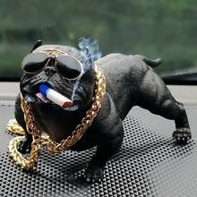 Decoration Creative Personality Car Overbearing Dog High-end Car Supplies Trend Dog Simulation Doll Fashion Cool Car Ornaments 2024 - buy cheap