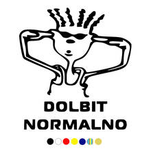 CS-033#16.2*15cm dolbit normalno funny musical car sticker and decal vinyl auto car stickers on bumper rear window 2024 - buy cheap