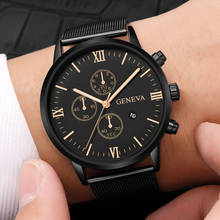 Watch Men Fashion Bueiness Quartz Wrist Watch Stainless Steel Men  Sport Analog  With Calend Male Clock relogio masculino hombre 2024 - buy cheap