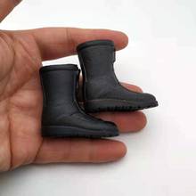 Tbleague, масштаб 1/6, черные ботинки Второй мировой войны, мужская обувь солдатика с вырезами, для 12 дюймовой экшн-фигурки, игрушка 2024 - купить недорого