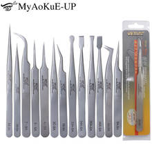 High Precision 5pcs Original SA vatus tweezers stainless steel Anti-static superhard Tweezers for Eyelash Extensions Tools 6a-sa 2024 - buy cheap