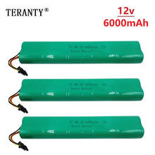 Máquina de varrer 12v 6000mah nimh bateria para neato botvac 70e 75 80 85 d75 d8 d85 aspiradores de pó 12v bateria recarregável 3 peças