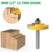 Fresa con punta de carburo C3 para madera, fresa de 1/2 "y 12,7 MM de vástago, marco de fotos de tallado de madera, broca de enrutador de moldura, 1 ud. 2024 - compra barato