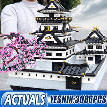 MOULD KING 22006 Japanese Architecture Building Block The Himeji Castle Bricks Set Creative Adult Assembly Toys Birthday Gifts 2024 - buy cheap