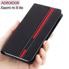 For Xiaomi Mi 8 Lite Case Leather Flip Cover for Redmi Note 10 5 5a 6 7 9s 8 8A 9a 9c 8T 9 K20 Pro Back Cases Wallet Stand 2024 - купить недорого