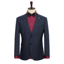 Новинка, осень 2021, мужской деловой Повседневный джентльменский костюм из куртки, модный Высококачественный Свадебный банкетный костюм, мужская куртка 2024 - купить недорого