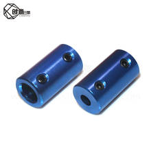 1pc d14l25 liga de alumínio acoplamento furo 5*5mm 5*8mm 8*8mm 3d imprimir parte azul flexível eixo acoplador parafuso parte motor deslizante 2024 - compre barato