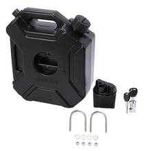 5L Liters Black Fuel Tank Can Car Motorcycle Spare Petrol Oil Tank Backup Jerrycan Fuel-Jugs Canister with Lock & Key 2024 - buy cheap