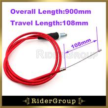 Cable de acelerador rojo para motor Pitster Pro SSR SDG, piezas de bicicleta de cross, para Lifan YX 50, 70, 90, 110, 125, 150, 160cc 2024 - compra barato