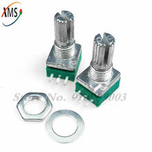 5pcs RK097N 5K 10K 20K 50K 100K 500K B5K with a switch audio 3pin shaft 15mm  amplifier sealing potentiometer 2024 - buy cheap