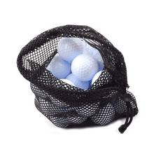 Bolsa de malha esportiva de nylon, saco de auxílio para treinamento de tênis de golfe, suporte para bolas de golfe 2024 - compre barato