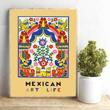 MEXICAN ART and LIFE Exhibition Poster Mexico 1938 Magazine Cover Art Painting Retro poster kraft paper 2024 - buy cheap