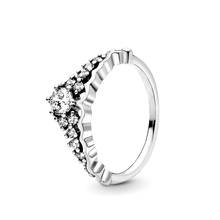 Модные серебряные кольца с короной, цирконием, обручальные кольца, ювелирные изделия для женщин, подарок подруге, Прямая поставка 2024 - купить недорого