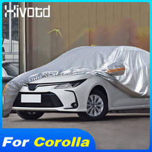 Cubierta Exterior impermeable para coche, accesorios de protección contra el sol y la lluvia, Anti-UV, para Toyota Corolla 2019 2020 2021 2024 - compra barato