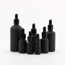 100pcs 5/10/15/20/30/50/100ml Empty Black Dropper Bottles Glass Essential Oil Liquid Aromatherapy Pipette Perfume Container Jars 2024 - buy cheap