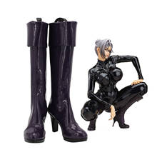 Prison School Meiko Shiraki Cosplay Boots High Heel Purple Shoes ai no purizun Cosplay Custom Made 2024 - buy cheap