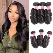 Malaysian Loose Wave Hair Bundles 16-26 Inches 100% Human Hair Extensions Natural Color Big Wavy Julia 1/3/4 Hair Weave Bundles 2024 - buy cheap