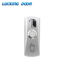 Botón de salida de puerta de aleación de Zinc, interruptor de salida de retroalimentación NC, sistema de control de puerta de acceso, kit de puerta 2024 - compra barato