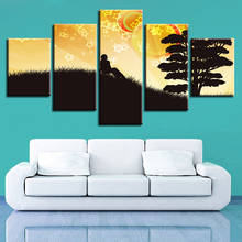 Home Decoration Canvas Painting 5 Pieces HD Prints Figure Wall Art Love For Living Room Modular Pictures Scenery Artwork Poster 2024 - buy cheap