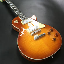 2020High quality electric guitar,Solid Mahogany body With Cheery sunburst Flamed Maple Top electric guitar,Free shipping! 2024 - buy cheap