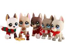 5pcs Toys,Pet Shop Great Dane Dog Lot #577 #1647 #1519 #184 with Accessories Figures Collection Girls Gift 2024 - buy cheap