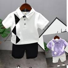 2pcs/Set Baby Boy Clothing Set Summer T-Shirt + Shorts Infant Clothes Baby Boys Clothing Cotton Short Sleeve Baby Boy Clothes 2024 - buy cheap
