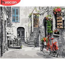 HUACAN Picture By Numbers House Landscape Drawing On Canvas HandPainted Art Gift DIY Painting By Number Kits Home Decor 2024 - buy cheap
