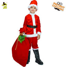 Christmas kid Santa Claus Costume Kids Christmas Cute Santa Cosplay Costume Christmas Party Stage Performance Costume for Kids 2024 - buy cheap