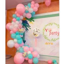 Balões de látex 77 embutidos, guirlanda de balão colorido para decoração de festas de casamento e aniversário de doce 2024 - compre barato