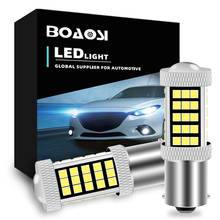 Bombilla LED para intermitente de coche, Bombilla de 1000LM, blanca, roja y amarilla, P21W, 1156 BA15S, 1157 BAY15D, P21/5W, 2 uds. 2024 - compra barato