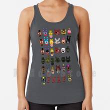 20 Nights At tank tops vest sleeveless Five Nights At Fnaf Bonnie Chica Foxy Toy Mangle Balloon Boy Cupcake 2024 - buy cheap