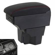 For Kia Rio 3 armrest box central Store content box car-styling decoration accessory with cup holder USB 2024 - buy cheap