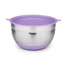 FISSMAN 304 Stainless Steel Mixing Bowl with Lid&Non-slip Silicone Bottom DIY Cake Bread Salad Whisk Mixer Nesting Storage 2024 - buy cheap