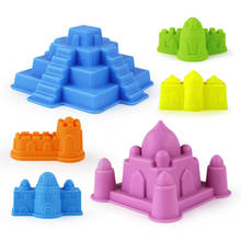 6Pcs Funny Sand Sandbeach Castle Model Kids Garden&Beach Castle Water Tools Novelty Gag Toys for Children Best Beach Toy Gifts 2024 - buy cheap