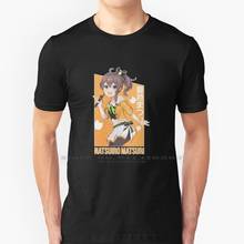 H0l0live Natsuiro Matsuri - Natsuiro Matsuri - T Shirt 100% Pure Cotton Anime Inugami Korone Shirakami Fubuki Virtual Youtuber 2024 - buy cheap