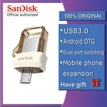100% Original Genuine Sandisk SDDD3 Dual OTG USB Flash Drive 64GB 32GB Pen Drives  150M/S PenDrives USB 3.0 usb stick 2024 - buy cheap