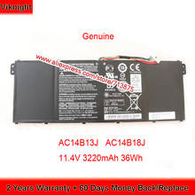 Batería auténtica AC14B13J AC14B18J para ACER Aspire ES1-512 Es1 Es 15 MS2394 B116-M ES1-571 ES1-111 AC14B18K 11,4 V 36Wh 2024 - compra barato