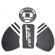 3D Carbon Fiber Tank Gas Cap Pad Filler Cover Sticker Decals for BMW HP2 SPORT 10-11 S1000R F650GS S1000RR BMWR1200 NINET14-18 2024 - buy cheap